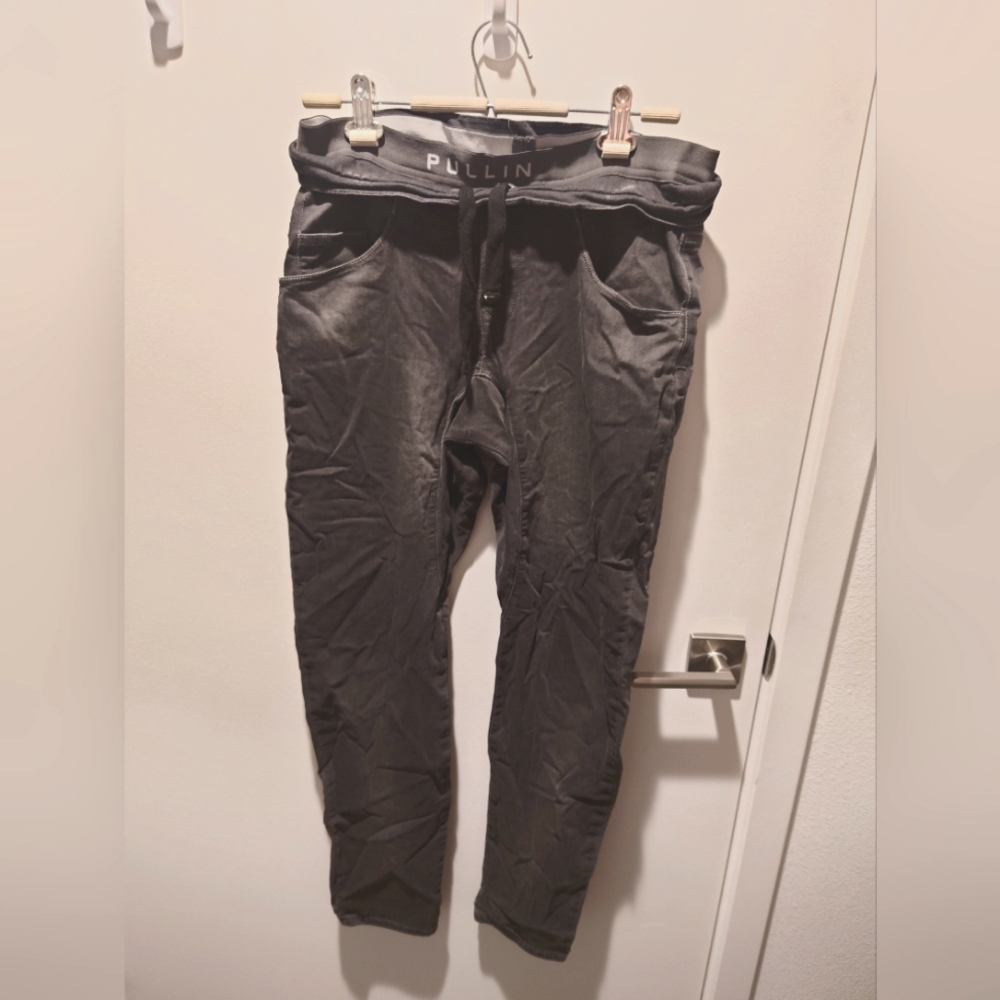 PULLIN Stretch Slim Men's Dark Grey Pants